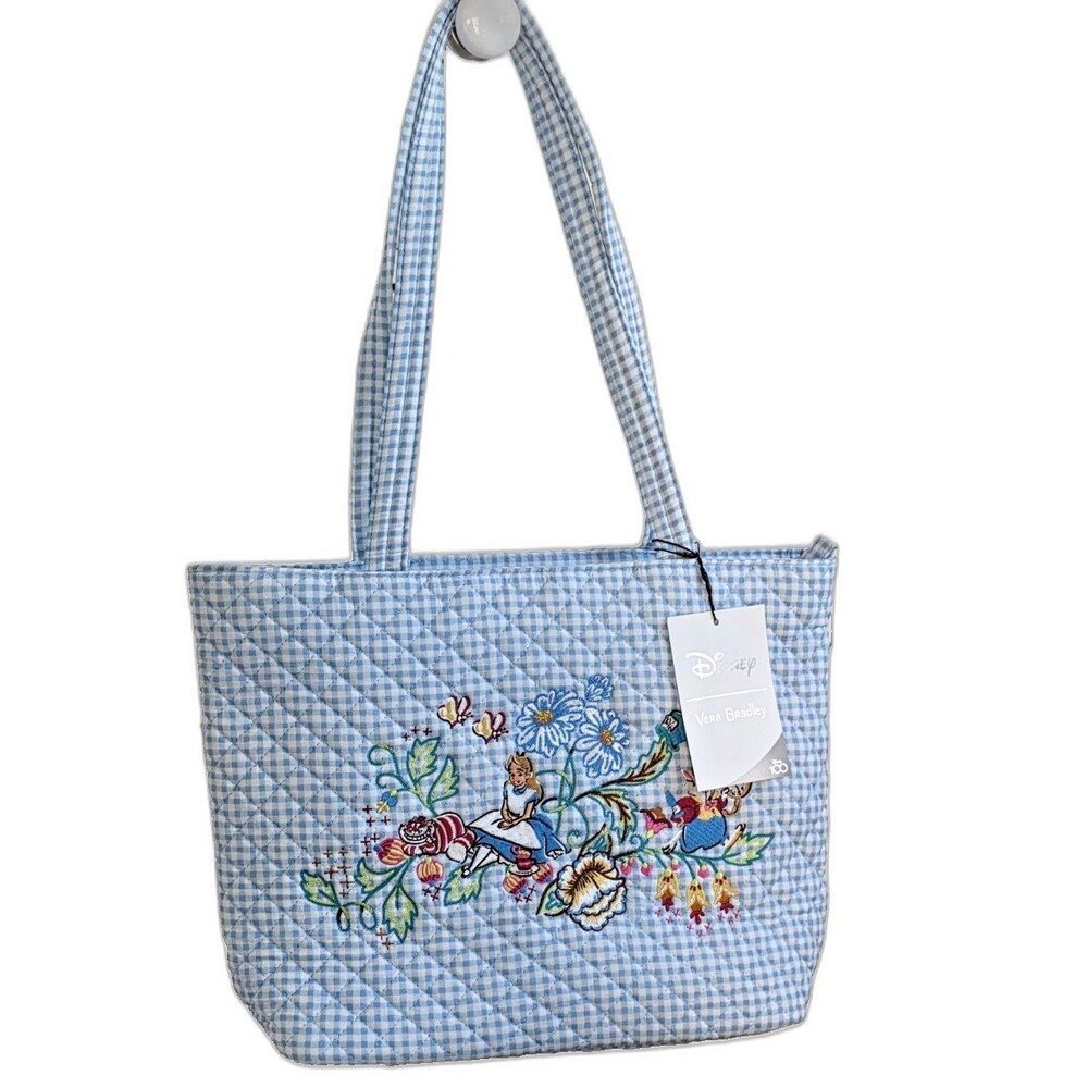 Vera Bradley Disney Small Tote Shoulder Bag ALICE IN WONDERLAND ~ NWT